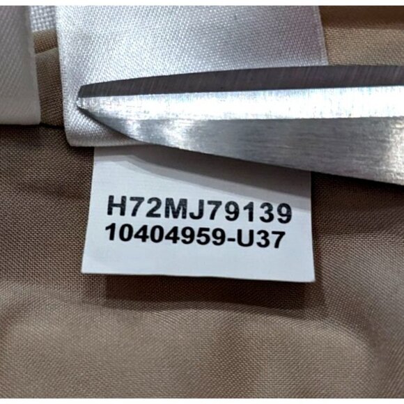 NWT NINE WEST 98% Cotton Coral Tan Belted Sheath Dress Sz 8 Sleeveless Tie Dye - Picture 6 of 11